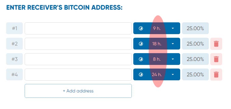 sinbad.io bitcoin mixer delay